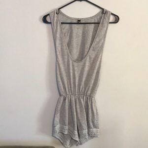 Gray romper